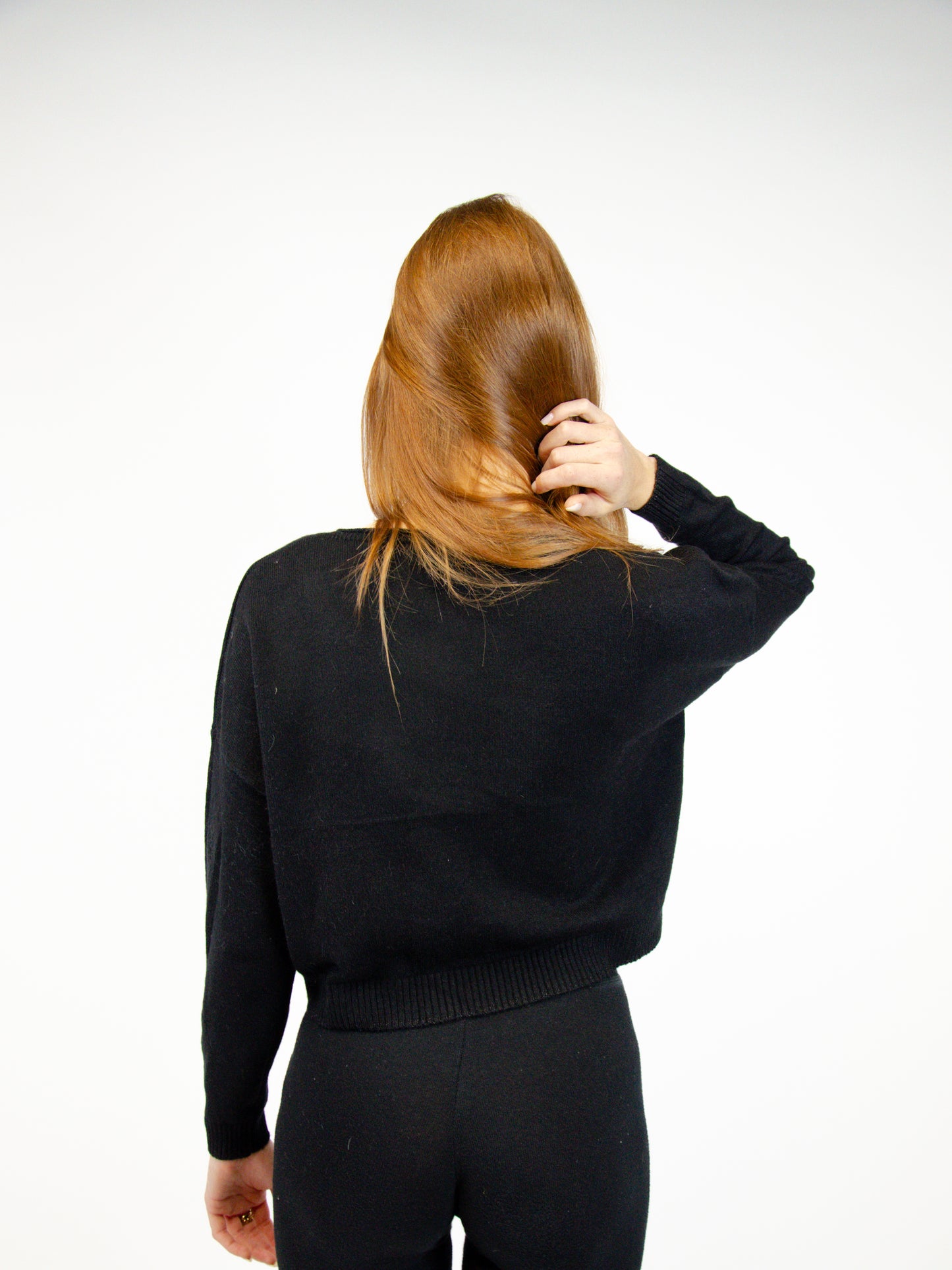 Maglia cropped con scritta