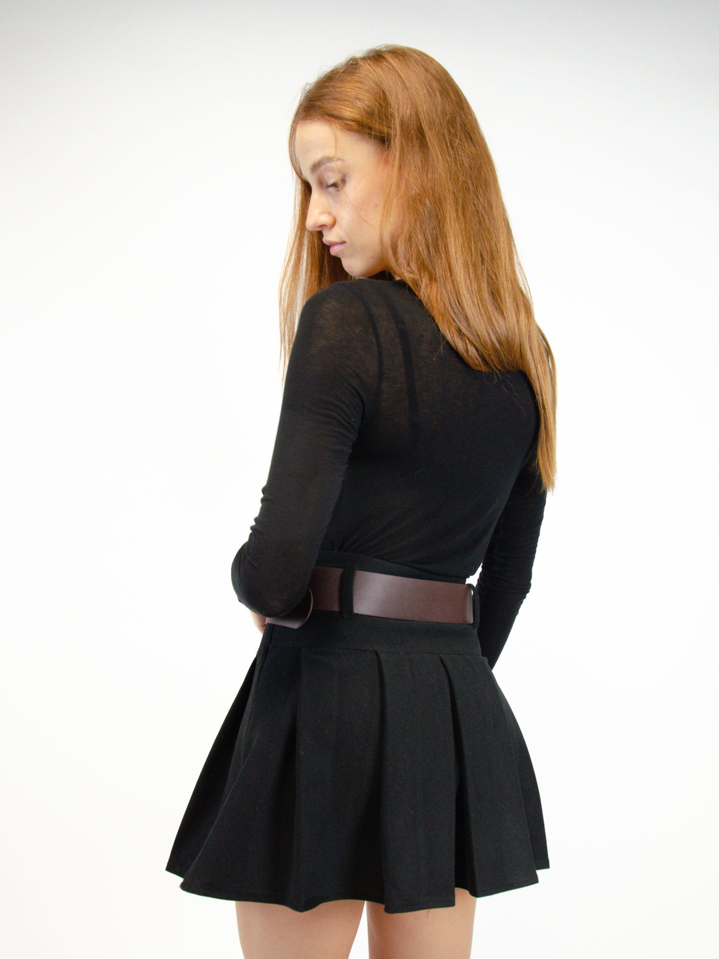 Minigonna con cintura