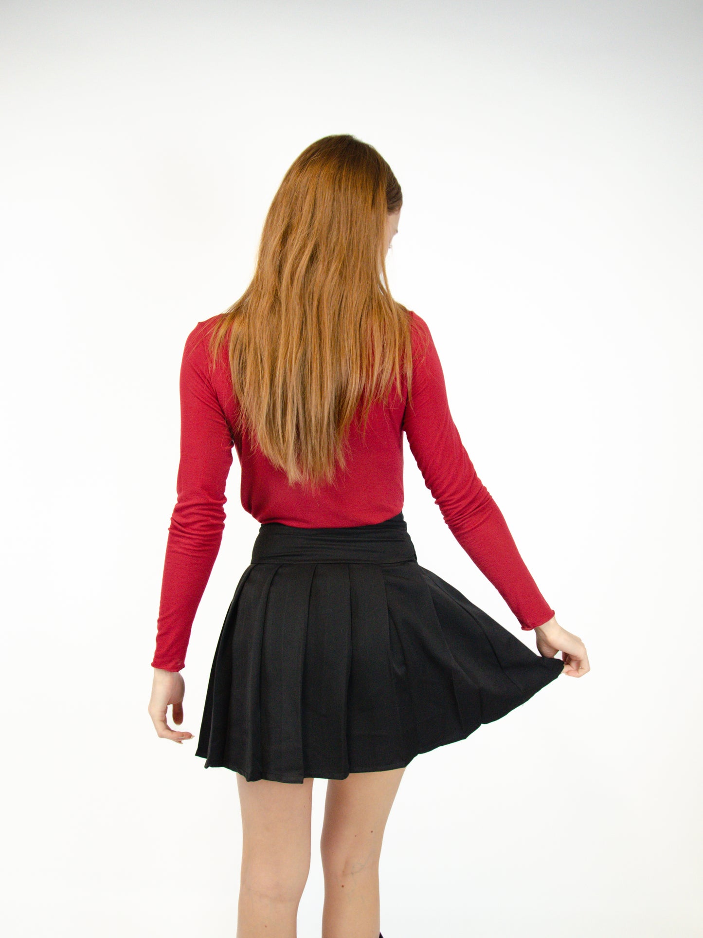 Minigonna plissettata