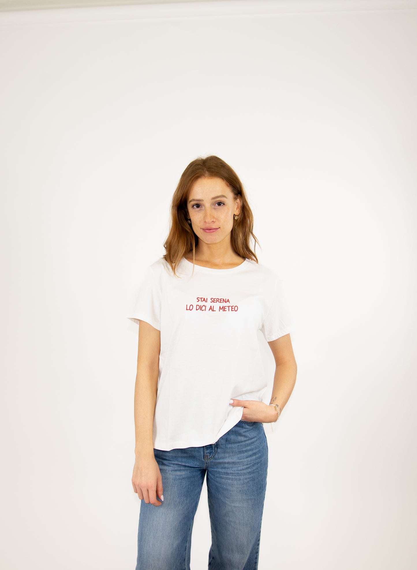 T-shirt '' Stai serena lo dici al meteo ''