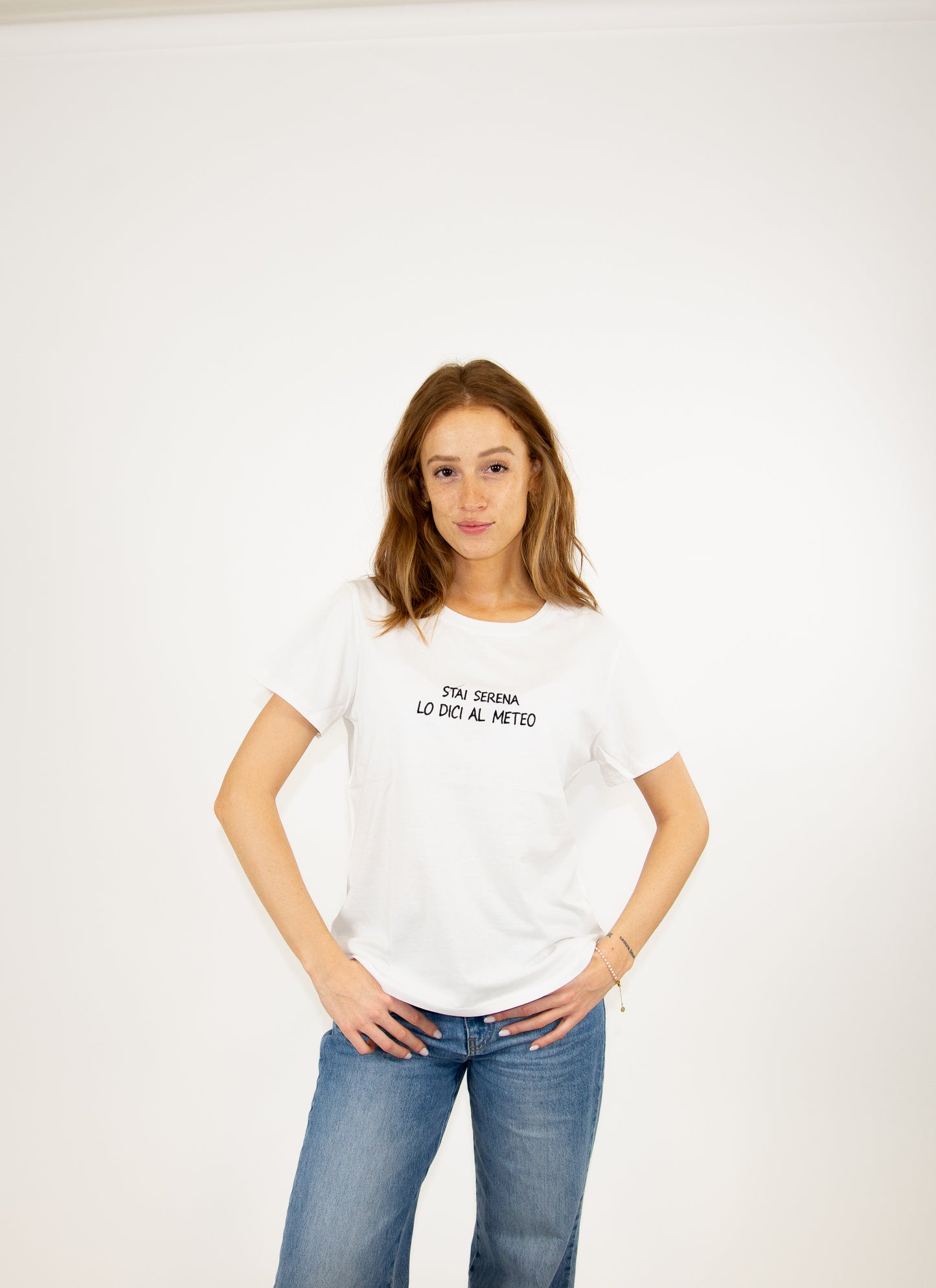 T-shirt '' Stai serena lo dici al meteo ''