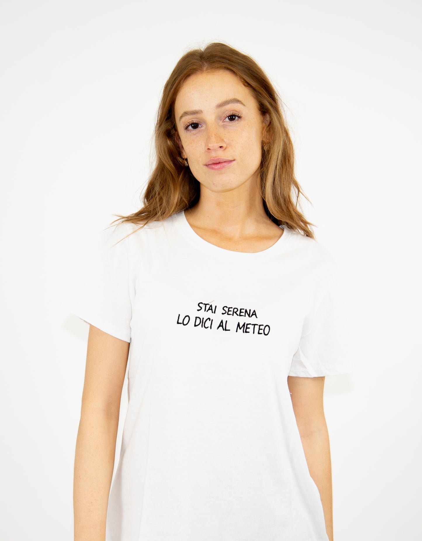 T-shirt '' Stai serena lo dici al meteo ''