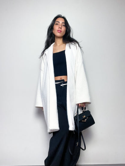 Giacca oversize in lana