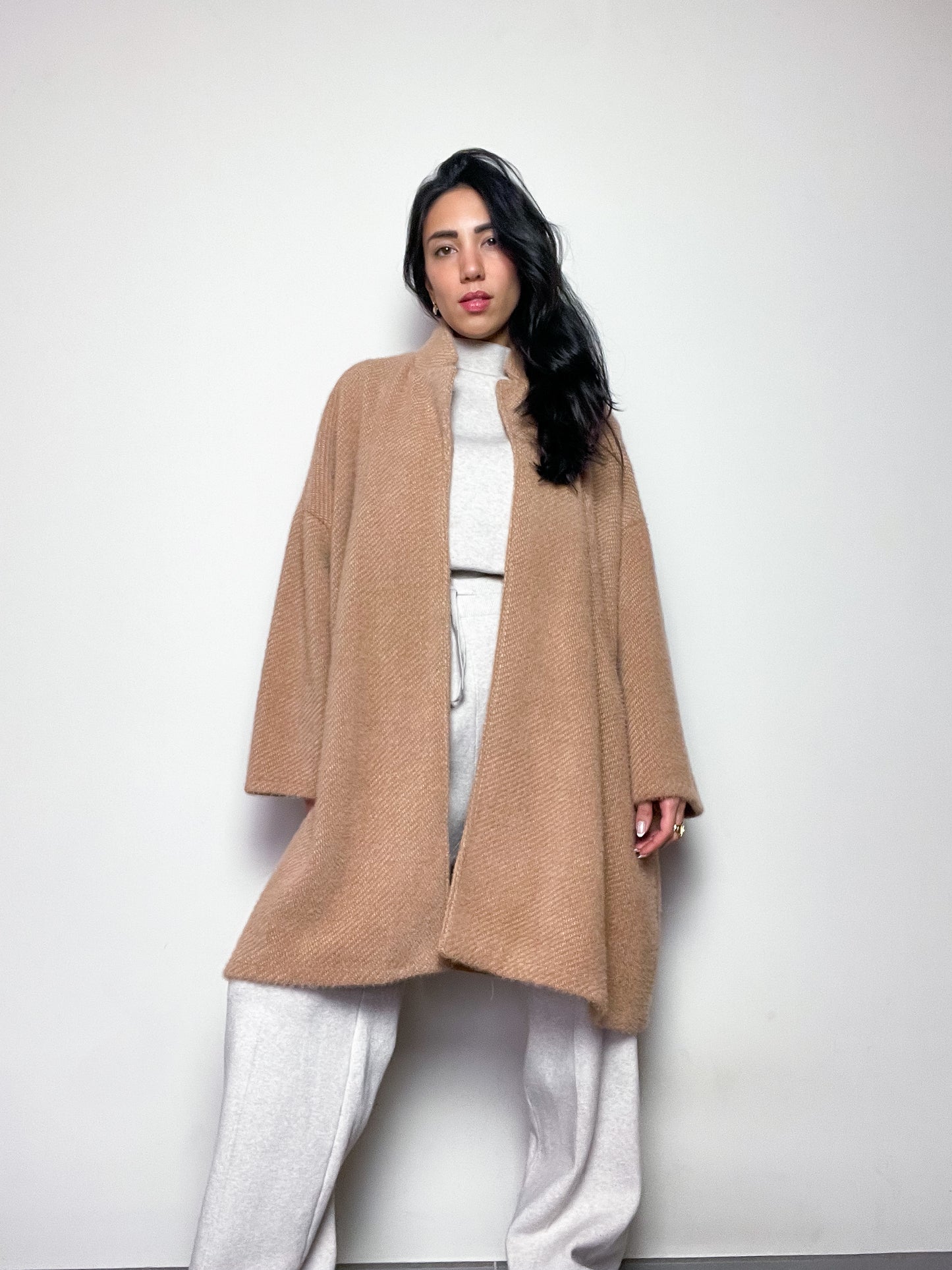 Giacca oversize in lana