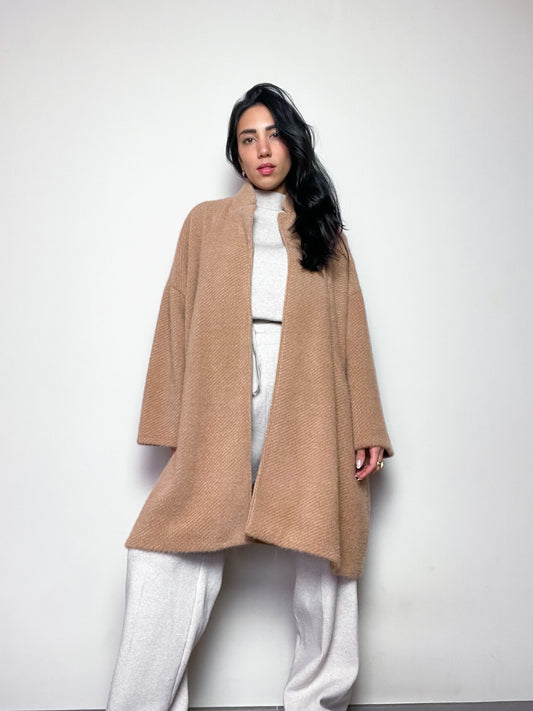 Giacca oversize in lana