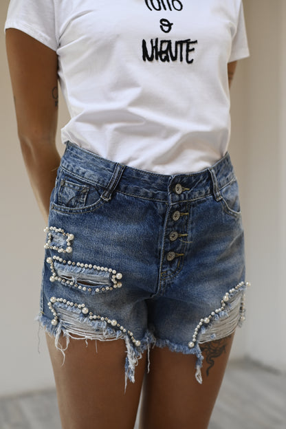 Short con perline