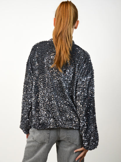 Felpa oversize full paillettes