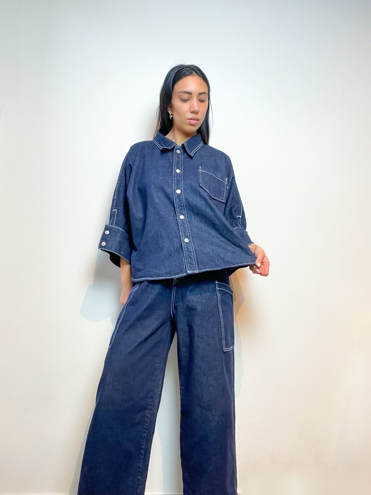 Camicia in jeans oversize